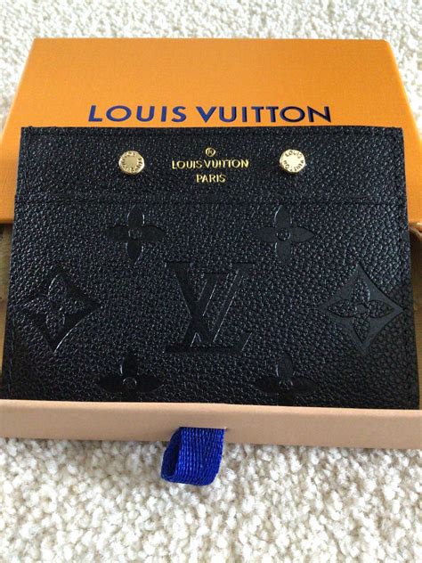 louis vuitton card holder empreinte